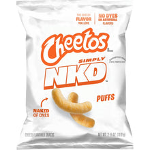 Cheese Flavored Puff Snacks, No Artificial Flavors or Added Dyes, 2.5 oz Bag