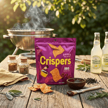 Crispers BBQ Flavor Baked Snacks, Crunchy Snacks, 5.11 oz