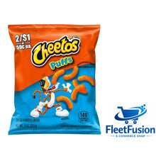 Cheetos Puffs Cheese Flavored Snack Chips, 0.875 oz Single Serve Bag – Light & Airy Corn Snacks, Bold Cheesy Flavor, On-the-Go Lunch Snack, Kids & Adults Treat