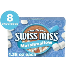 Swiss Miss Chocolate Hot Cocoa Mix with Marshmallows, 1.38 oz Envelopes (8 Count) – Classic Hot Chocolate Drink Mix