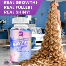 BEWORTHS Biotin Gummies 12000mcg with Biotin, Collagen, Keratin, Chlorophyll, Zinc And Vitamin A, B6, B12, C, D, E Complex Supports Hair Skin And Nails for Women & Men