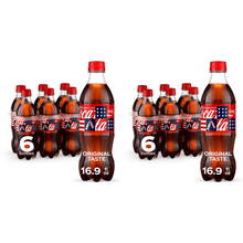 pack of 2 Coca-Cola Soda Pop Bottles, 16.9 fl oz, 6 Pack