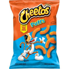 Cheese Flavored Corn Puffs Snack, Crunchy Corn Puff Snacks, Ready to Eat, Family Size Bag, 8 oz (226.8 g)
