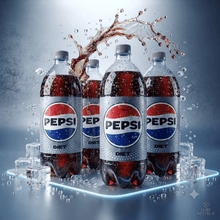 Diet Pepsi Cola Soda Pop Bottles, Zero Sugar Cola Flavored Carbonated Soft Drink for Refreshing Taste and Sharing, 2 Liter Bottles, 4 Pack