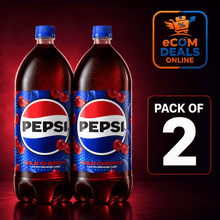 Pepsi Wild Cherry Cola Soda Pop, 2 Liter Bottle, 2 Count