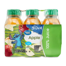 Apple Juice, Featuring Disney Stitch, 8 fl oz Bottles (6 Count) – Refreshing Apple Juice Drink, Kid-Friendly, Convenient On-the-Go Pack