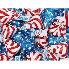 Stars and Sripes, American Flag Chocolate Kisses, Milk Chocolate Candy, Individually Wrapped in Patriotic Foil, 2 Pounds
