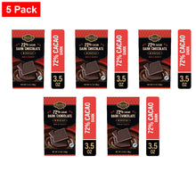 72% Cacao Dark Chocolate Swiss Candy Bar 3.5 oz
