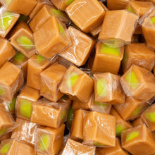 Caramel Cubes Green Apple Candy - Bulk 2 Pound Pack - Individually Wrapped
