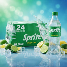 Sprite Lemon Lime Flavored Soda, 16.9 fl oz Bottles, 24 Count