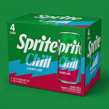 Sprite Chill Cherry-Lime Soda Pop Cans, 12 fl oz, 4 Pack
