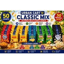 Assorted Potato Chips, Cheese, and Pretzel Snacks – Individually Packed Grab-and-Go Snack Bags – Perfect for Lunchboxes, Office, Travel & Parties – 50 Count Value Bundle