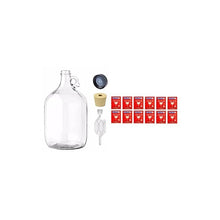 1 gal Jug W/Twin bubble Airlock Polyseal Lid #6.5 Drilled Stopper & North Mountain Supply - RS-PC-12 Red Star Premier Classique Wine Yeast - Pack of 12 - Fresh Yeast