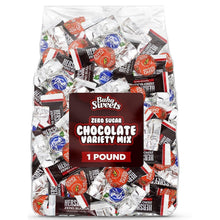 Zero Sugar Chocolate Candy Mix - 1 Pound Bulk Individually Wrapped Assorted Sugar Free Chocolates Candy Variety Pack for Parties, Snacks & Treats