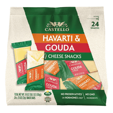 Havarti & Gouda Cheese Snack 24 Count | Protein Snack | Kids & Party Snack