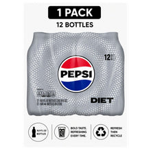 Diet Pepsi Soda, 16.9 fl oz Bottles, 12 Count Pack