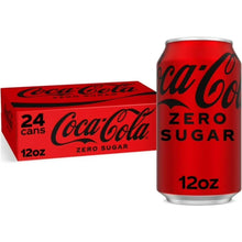 Coca-Cola Zero Sugar Soda Pop – 12 fl oz Cans (24 Pack) – Sugar-Free, Classic Coke Taste, Low Calorie, Refreshing Carbonated Soft Drink