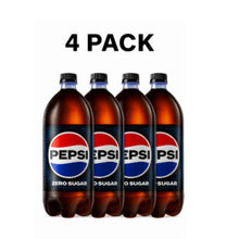 Pepsi Cola Zero Sugar Soda Pop, 2 Liter Bottles, 4 Pack, Bold Refreshing Zero Calorie Cola, Family Size Soft Drink