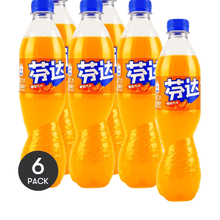 FANTA.CHINA, 6 Packs Mainland Fanta Orange Flavored Soda 17 fl oz/Pack