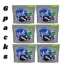 Dark Chocolate Mint Patties Bulk Share Pack 6-Pack Bundle, Peppermint Chocolate Candy for Offices, Events & Resale