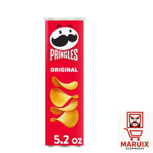 Pringles Original Potato Crisps Chips, Classic Salted Flavor Snack Chips, Crunchy Stackable Lunch & Party Snacks, Resealable Canister, 5.2 oz Pack