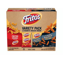 Fritos Corn Snacks Variety Pack, Original & Honey BBQ, 2 Pack