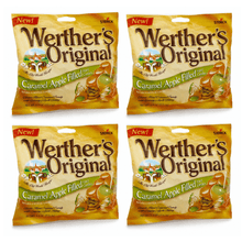 Werther's Original Caramel Apple Peg Bag Candy, 5.5oz, 4-Pack