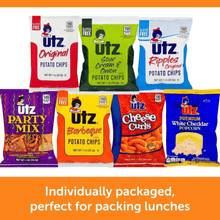 Utz Variety Pack of 42 Individual Potato Chip, Cheese Curl, Popcorn & Pretzel Snacks for On-the-Go