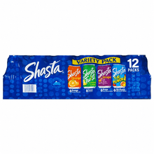 Shasta Soda Variety Pack – Assorted Flavored Soft Drinks, 12 fl oz Cans, 12 Pack
