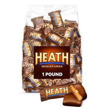 HEATH Chocolatey English Toffee Candy Bars - Crunchy Toffee Covered in Rich Milk Chocolate, Perfect Mini Bars for Parties, Birthdays, Everyday Snacking, and Sharing